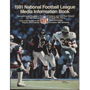 NATIONAL FOOTBALL LEAGUE 1981 MEDIA INFORMATION BOOK