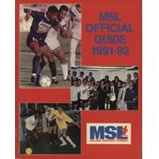 MAJOR INDOOR SOCCER LEAGUE OFFICIAL GUIDE 1991-92