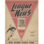 ELLERSLIE V PONSONBY 1958 (AUCKLAND) RUGBY LEAGUE PROGRAMME