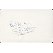 STANLEY MATTHEWS (BLACKPOOL, STOKE CITY & ENGLAND) FOOTBALL AUTOGRAPH
