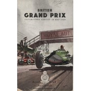BRITISH GRAND PRIX 1949 OFICIAL PROGRAMME