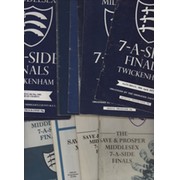 MIDDLESEX SEVENS 1977-92 RUGBY PROGRAMMES (15 IN TOTAL)