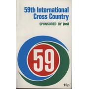 59TH INTERNATIONAL CROSS COUNTRY 1972