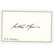 ARTHUR MORRIS (AUSTRALIA) CRICKET AUTOGRAPH