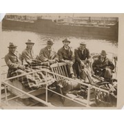 AUSTRALIAN CRICKETERS 1926 (CROSSING THE CHANNEL) CRICKET PHOTOGRAPH