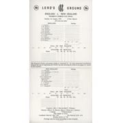 ENGLAND V NEW ZEALAND 1993 (WOMEN