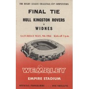 HULL KINGSTON ROVERS V WIDNES 1964 (CHALLENGE CUP FINAL) PROGRAMME