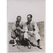 AUBREY BOOMER & AUGUSTE BOYER 1933 (OPEN GOLF CHAMPIONSHIP, ST. ANDREWS) GOLF PHOTOGRAPH