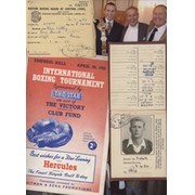KEN WITTEY (BRIGHTON) BOXING LICENCE & EPHEMERA 1949-54