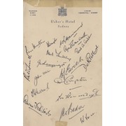 ENGLAND 1946-47 CRICKET AUTOGRAPHS