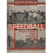 OFFICIAL SPEEDBALL RULES - WITH INSTRUCTIONS FOR PLAY AND ADAPTATIONS OF THE GAME