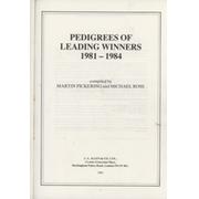 PEDIGREES OF LEADING WINNERS 1981-1984