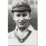 BRUCE MITCHELL (SOUTH AFRICA) SIGNED CRICKET PHOTOGRAPH
