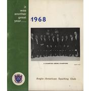 ANGLO-AMERICAN SPORTING CLUB 1968
