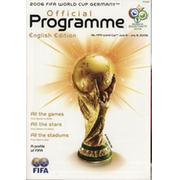 2006 FIFA WORLD CUP GERMANY - OFFICIAL PROGRAMME (ENGLISH EDITION)