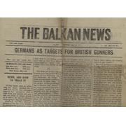 THE BALKAN NEWS - 3 MAY 1917