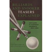 BILLIARDS AND SNOOKER EXPLAINED 1955-1956