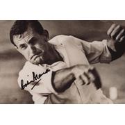 COLIN BLAND (SOUTH AFRICA) SIGNED CRICKET PHOTOGRAPH