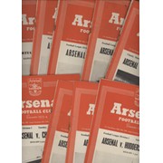ARSENAL 1953-54 FOOTBALL PROGRAMMES (26 HOME GAMES)