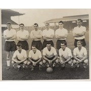 ENGLAND 1960 (V SPAIN) FOOTBALL TEAM PHOTOGRAPH