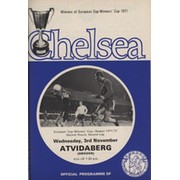 CHELSEA 1971-72 BOUND SET OF HOME FOOTBALL PROGRAMMES