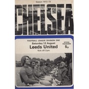 CHELSEA 1972-73 BOUND SET OF HOME FOOTBALL PROGRAMMES
