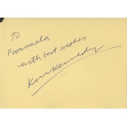 KEN KENNEDY (IRELAND) RUGBY UNION AUTOGRAPH