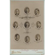CAMBRIDGE UNIVERSITY CREW 1921 CABINET PHOTOGRAPH