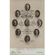 CAMBRIDGE UNIVERSITY CREW 1923 CABINET PHOTOGRAPH