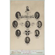 CAMBRIDGE UNIVERSITY CREW 1928 CABINET PHOTOGRAPH