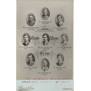 CAMBRIDGE UNIVERSITY CREW 1940 CABINET PHOTOGRAPH