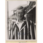 J.C. "FARMER" WHITE (SOMERSET & ENGLAND) SIGNED CRICKET PHOTOGRAPH
