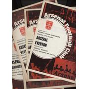 ARSENAL (DOUBLE SEASON) 1970-71 FOOTBALL PROGRAMME X5