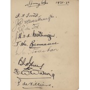SOUTH AFRICA 1931-32 RUGBY AUTOGRAPHS