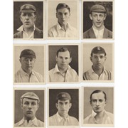 FAMOUS CRICKETERS 1924 (R & J HILL) CIGARETTE CARDS - SET OF 50