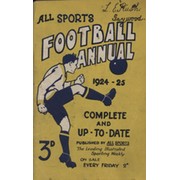 ALL SPORTS FOOTBALL ANNUAL 1924-25