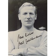 BERT TRAUTMANN (MANCHESTER CITY) SIGNED FOOTBALL PHOTOGRAPH