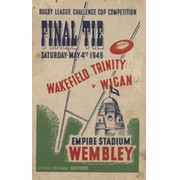 WAKEFIELD TRINITY V WIGAN 1946 (CHALLENGE CUP FINAL) PROGRAMME