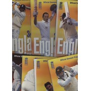 ENGLAND V AUSTRALIA 1997 CRICKET PROGRAMMES - SET OF 7