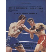 BRUCE WOODCOCK V LEE SAVOLD 1948 BOXING PROGRAMME