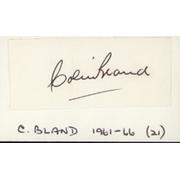 COLIN BLAND (SOUTH AFRICA) CRICKET AUTOGRAPH