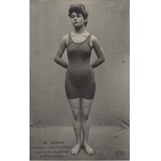 ALICE SADOUX (FRENCH SWIMMER) POSTCARD