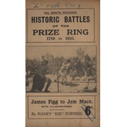 HISTORIC BATTLES OF THE PRIZE RING 1719 - 1910