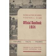 DONCASTER ROVERS FC 1954-55 OFFICIAL HANDBOOK