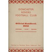 DONCASTER ROVERS FC 1951-52 OFFICIAL HANDBOOK
