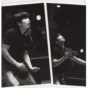 FAN CHANGMAO (CHINA) TABLE TENNIS PHOTOGRAPHS X2