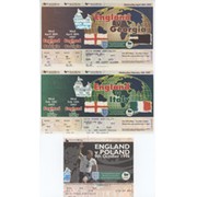 ENGLAND FOOTBALL TICKETS 1996-97 (X3)