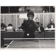 DESMOND DOUGLAS (ENGLAND) TABLE TENNIS PHOTOGRAPH