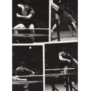 CHEN XINHUA (CHINA & GB) TABLE TENNIS PHOTOGRAPHS X4