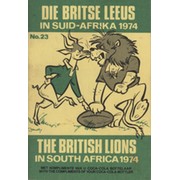 THE BRITISH LIONS IN SOUTH AFRICA 1974 RUGBY TOUR BROCHURE